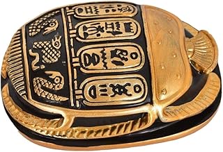 スカラベ 置物 エジプト 甲虫 樹脂製 お守り 観光土産 自宅 オフィス用 デスクトップ 装飾