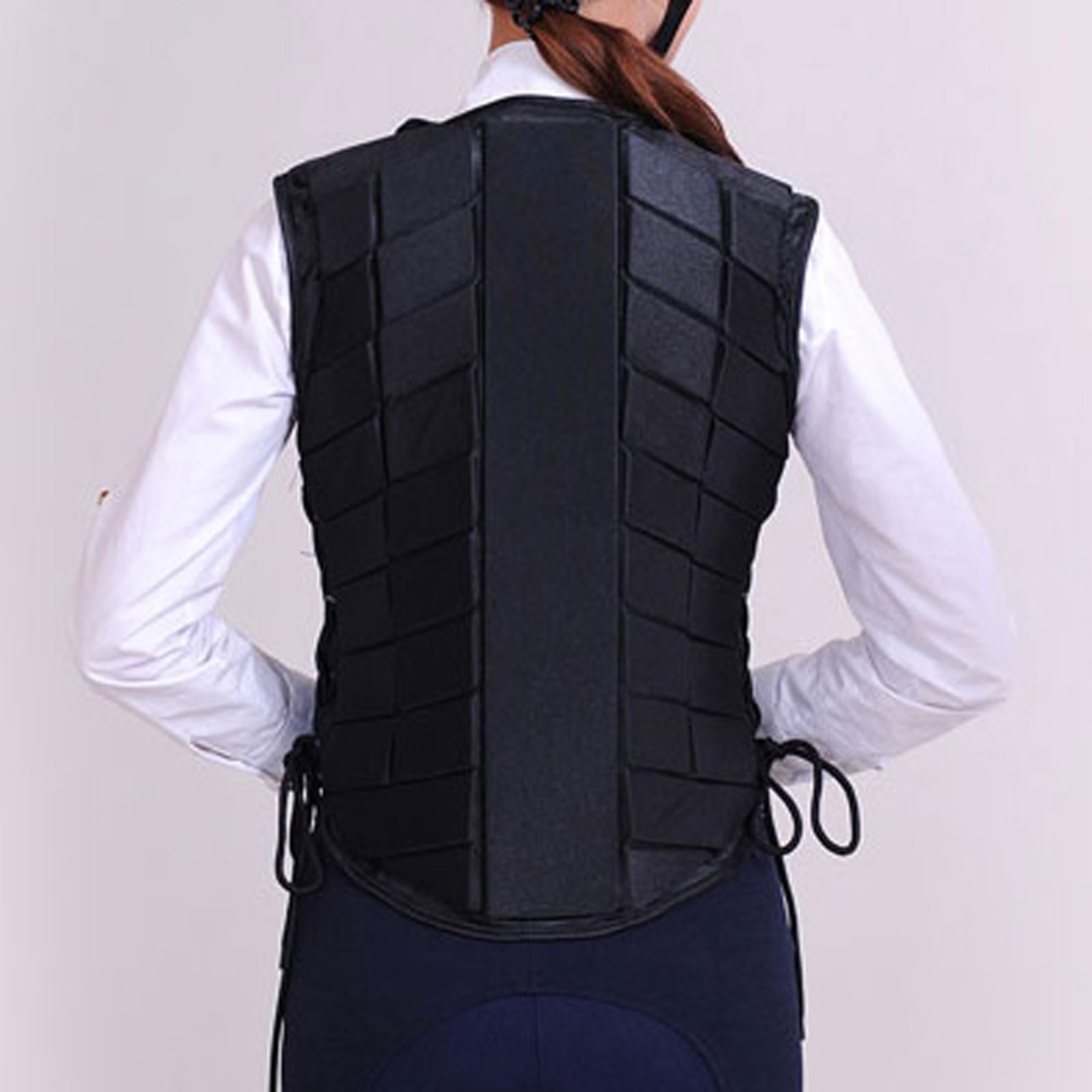Gilet Equestre,Gilet da Equitazione,Gilet da Equitazione per Bambino,Gilet da Equitazione Protezione Equestre,Smorzamento,Comodo e Aderente,per la Schiena Equipaggiamento