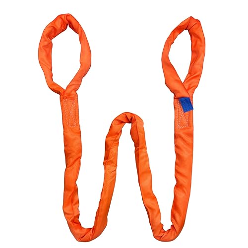 Eslinga redonda doble de 26,000 libras, 13 pies, de poliéster, sin fin, para elevación de objetos pesados, eslinga de elevación de poliéster