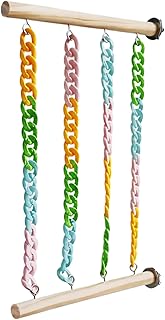 Acunny Accessoires pour cages à écureuils volants - Barre de jeu pour mâcher les animaux de compagnie - Jouet décoratif contre la moisissure pour cages à petits animaux - Exercice d'escalade et