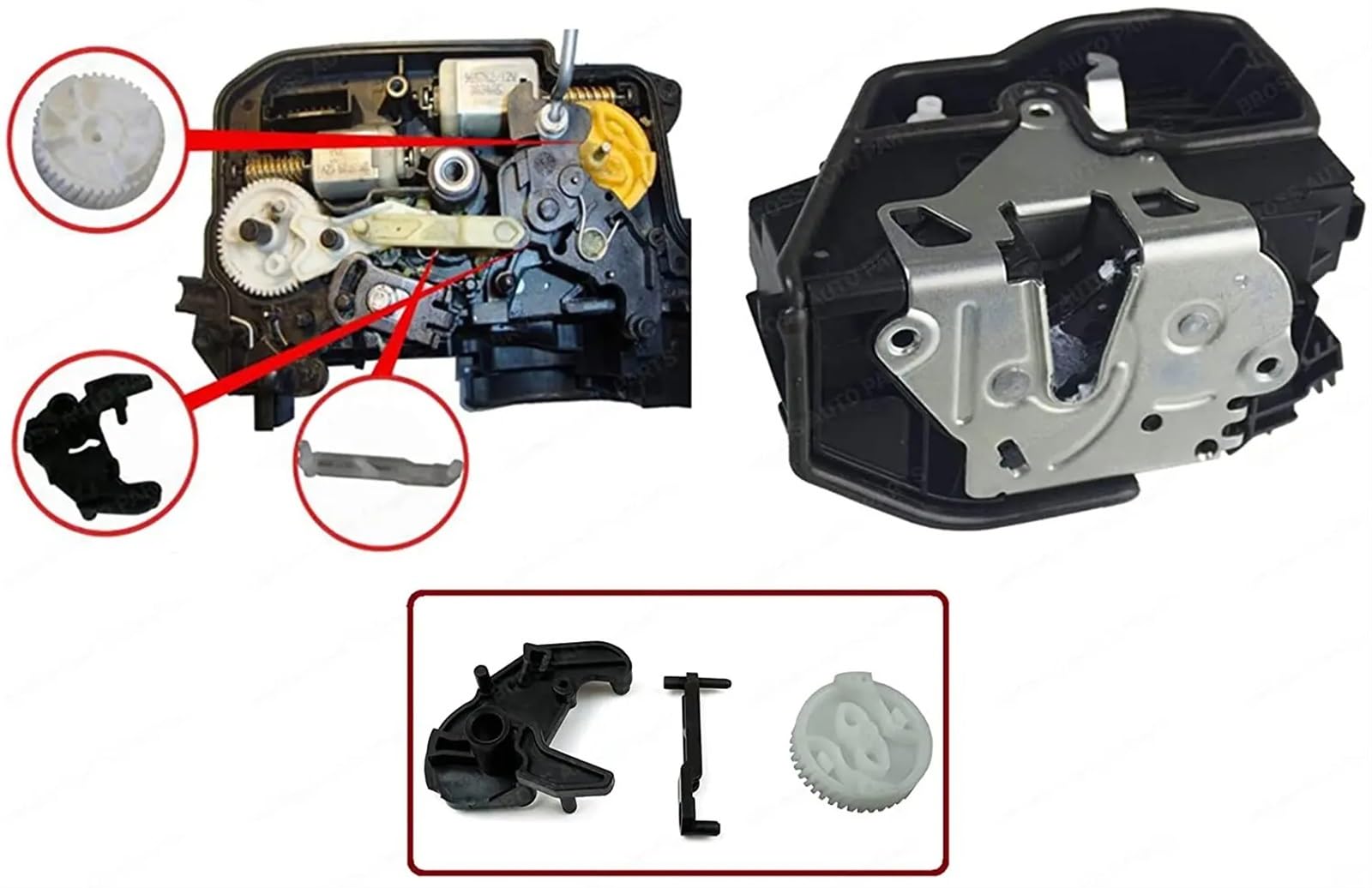 Kit Réparation Actionneur De Serrure De Porte GAUCHE - Pour BMW Série 3 E90, E91, E92, E93 - Neuf Garantie