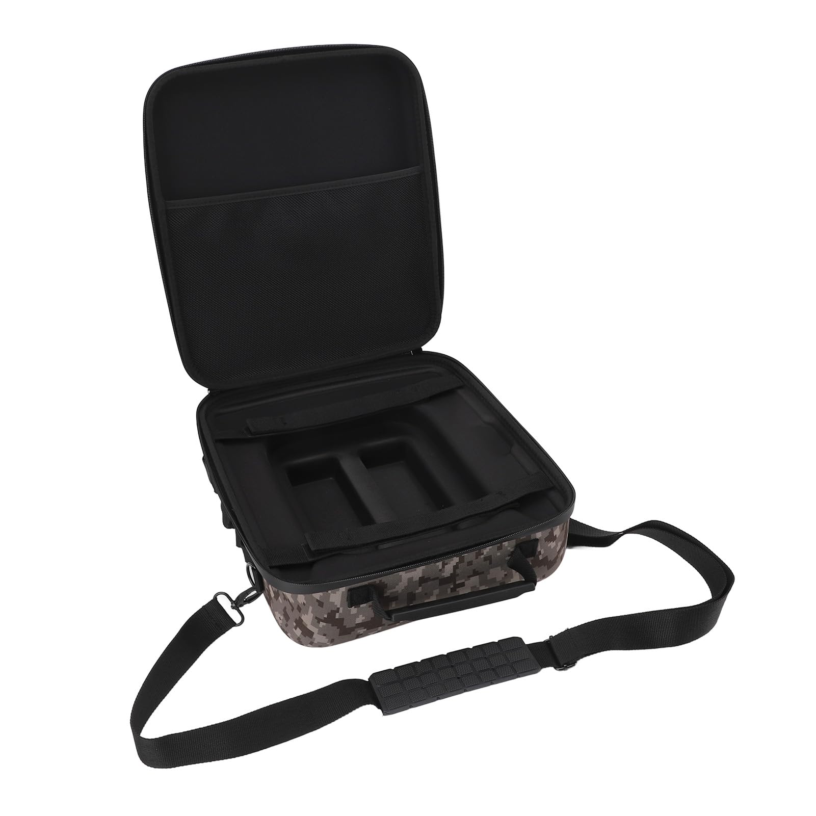Custodia Rigida per Satellite Custodia da Trasporto in Tessuto Oxford 35 X 32 X 13 Cm Portatile Resistente Alla Pioggia con Scomparti Multipli per Viaggi, Campeggio, Esterni, Accessori per