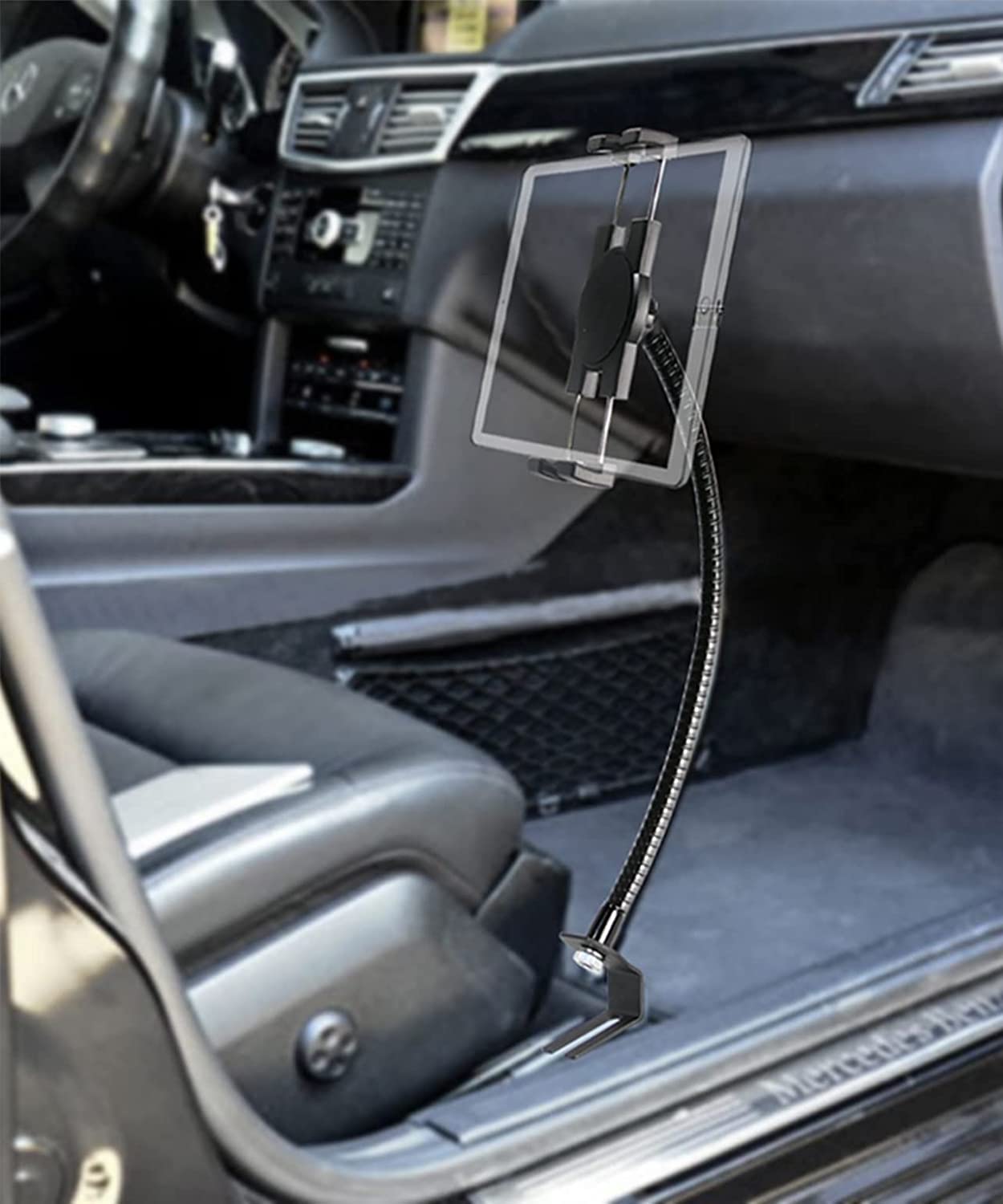 Charchendo 車載 タブレットホルダー 助手席 スタンド シートレールマ Amazon.co.jp: Charchendo 車載ホルダー シートレールマウント