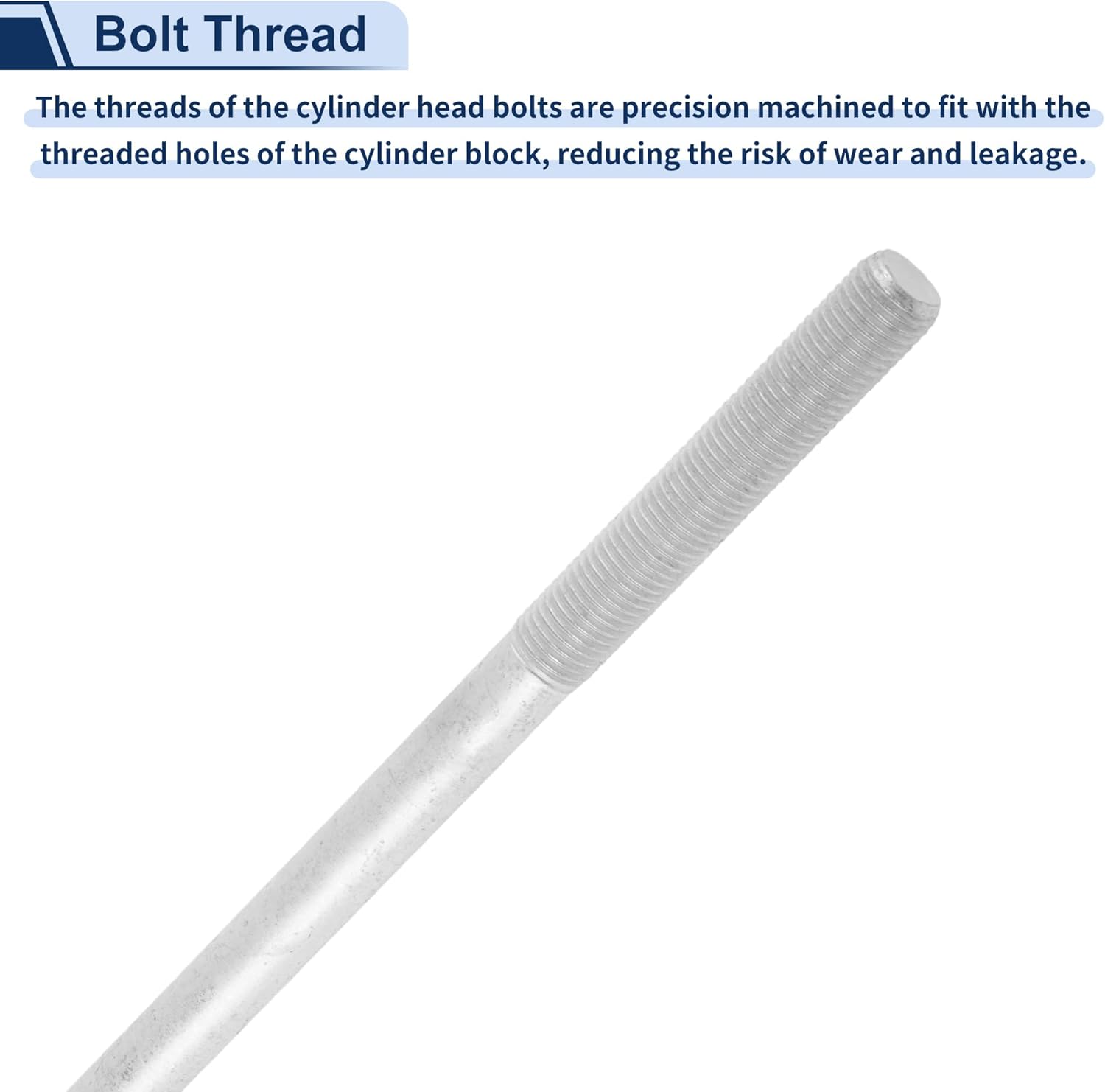 Cylinder Head Bolt Set for Subaru Baja Sport 2.5L H4 - Gas 2004-2006 Engine Cylinder Head Bolt Kit No.11095AA123/11095AA141