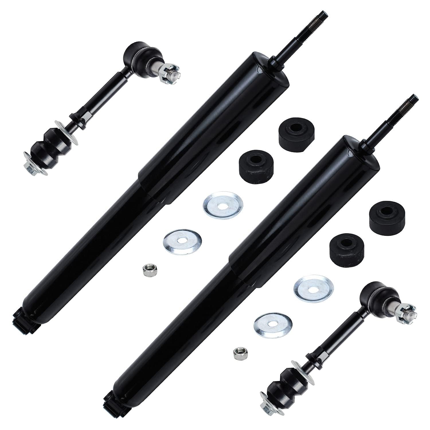 Detroit Axle - 4WD Front Shock Absorbers Kit for 1995-1999 Dodge Ram 1500