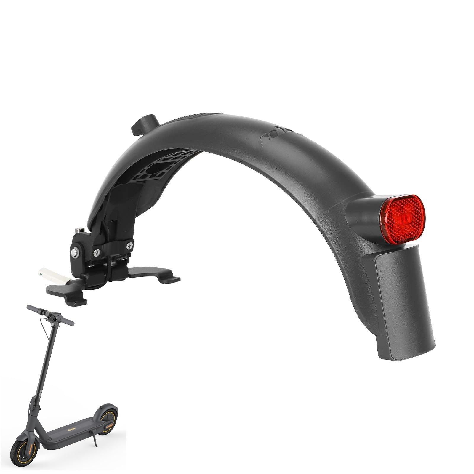 Garde-Boue for Scooter électrique avec Frein for éviter Les éclaboussures de Boue et kit d'éclairage