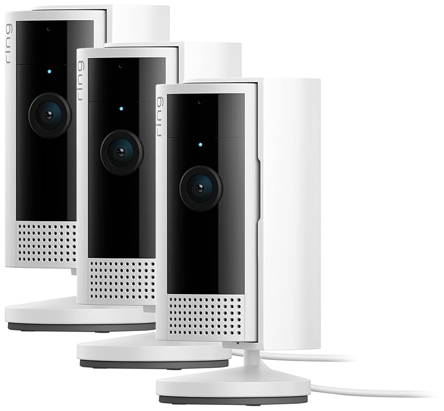 アマゾン Ring Indoor Cam セキュリティカメラ　3個 Amazon.com: Ring Indoor Cam — Home or business security in