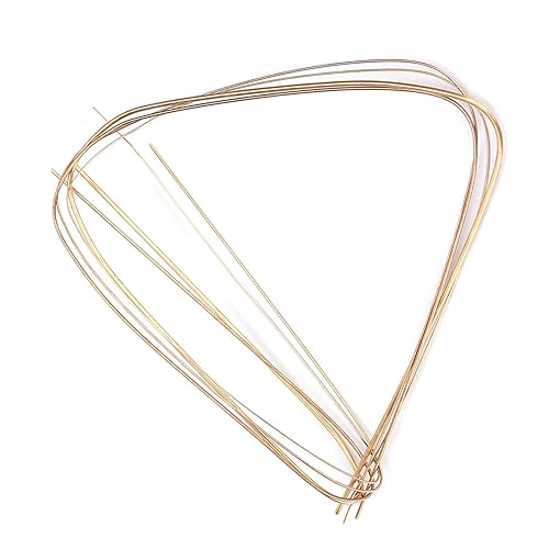 4pcs 0.020 in, 0.028 in, 0.039 in, 0.059 in Oro Cobre Varillas de soldadura Alambre de soldadura para la fabricación de joyas