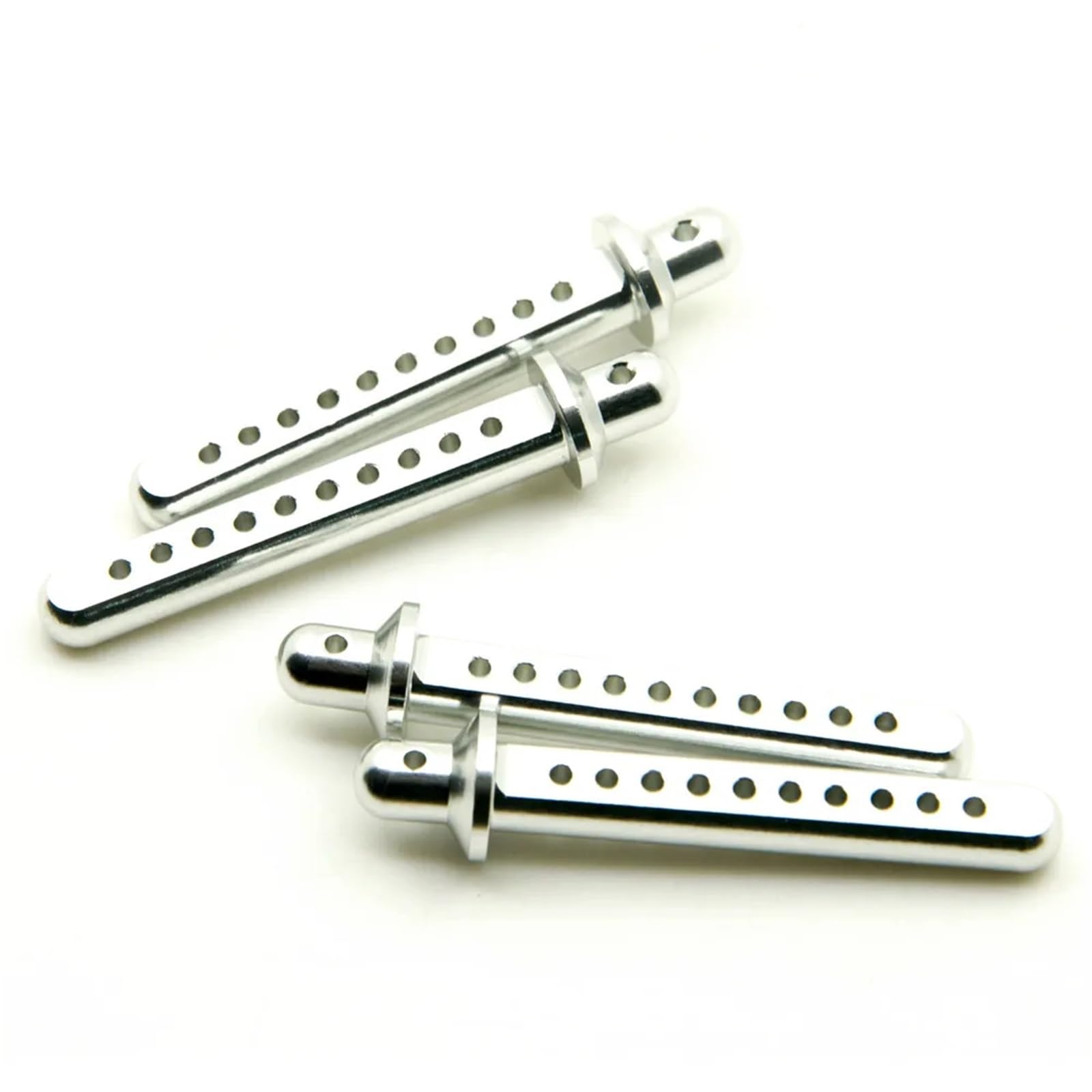 Per Axial Per SCX10 1/10 4 Pezzi In Lega Alluminio Carrozzeria Colonna Post Montaggio RC Crawler Modello Di Auto Parti Aggiornamento Ricambi Modellini RC