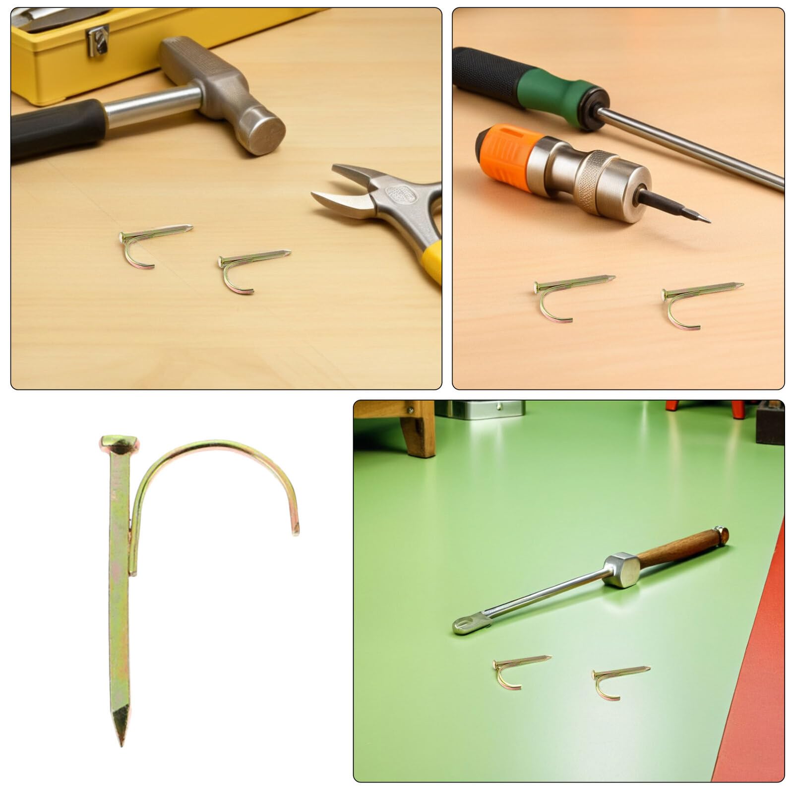 150 Attaches pour Tuyaux en Acier 1/2 Pouce Demi-Colliers de Serrage et Clous de Fixation Clips Robustes pour Support de Tuyauterie pour Plomberie et Bricolage Lot de 150
