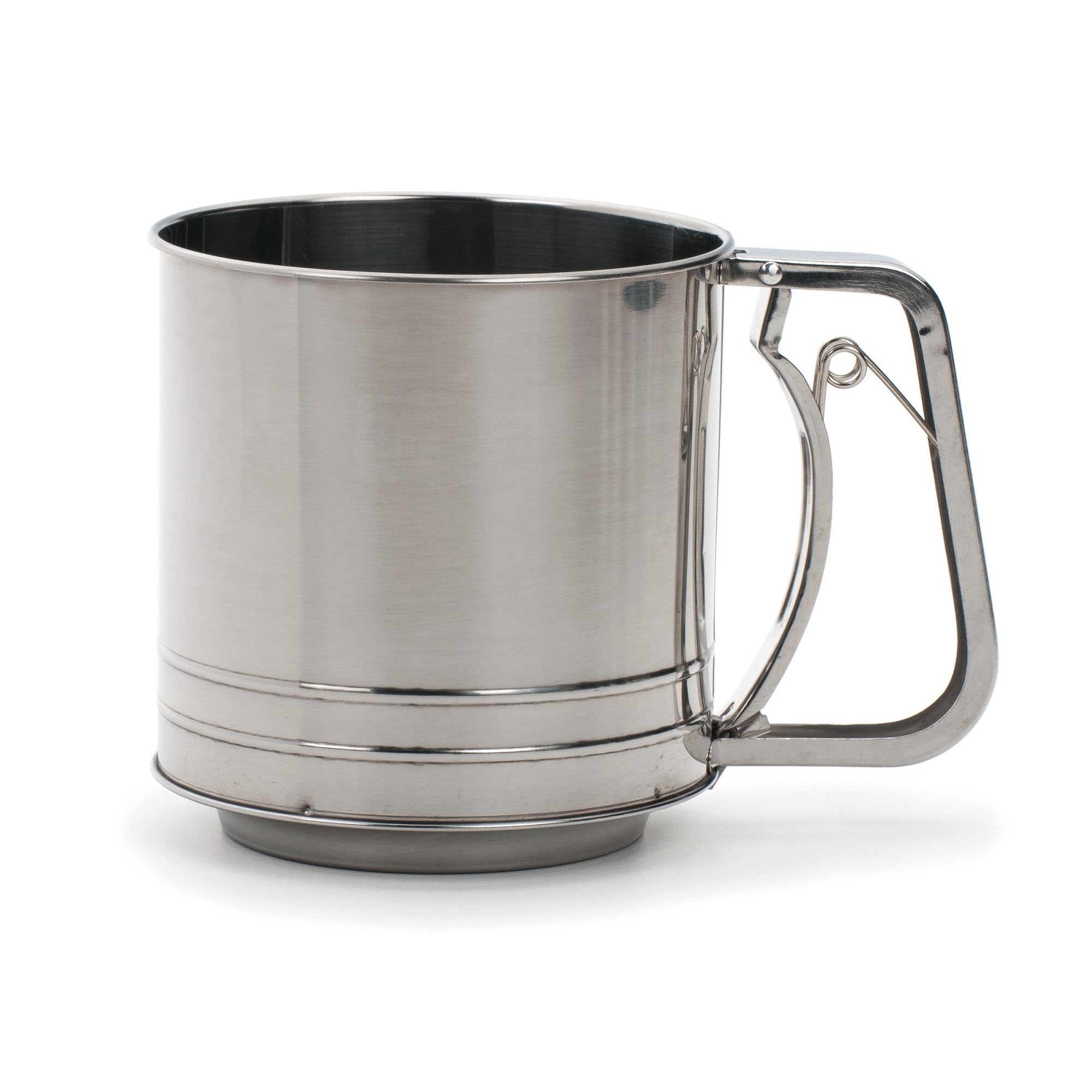 RSVP Endurance Stainless Steel 5-Cup Dry Flour Sifter (Damaged Packaging)
