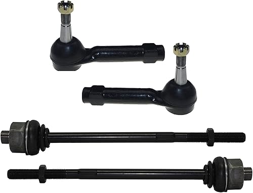 PartsW - Juego de 4 barras de dirección interiores y exteriores para Cadillac Escalade 2002-2006/Chevrolet Avalanche 1500/Chevrolet Silverado