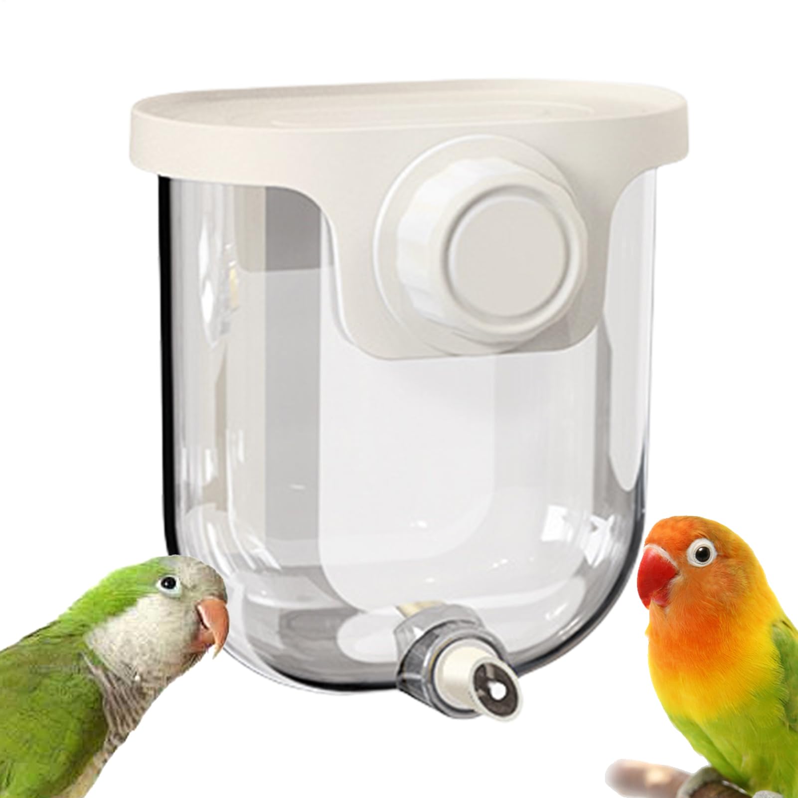 Abbeveratoio da Gabbia | Abbeveratoio Automatico Per Pappagalli Senza Gocciolamento Da 330ml | Dispenser Acqua per Gabbie,Per Canarini ni Cocorite Inseparabili Calopsite