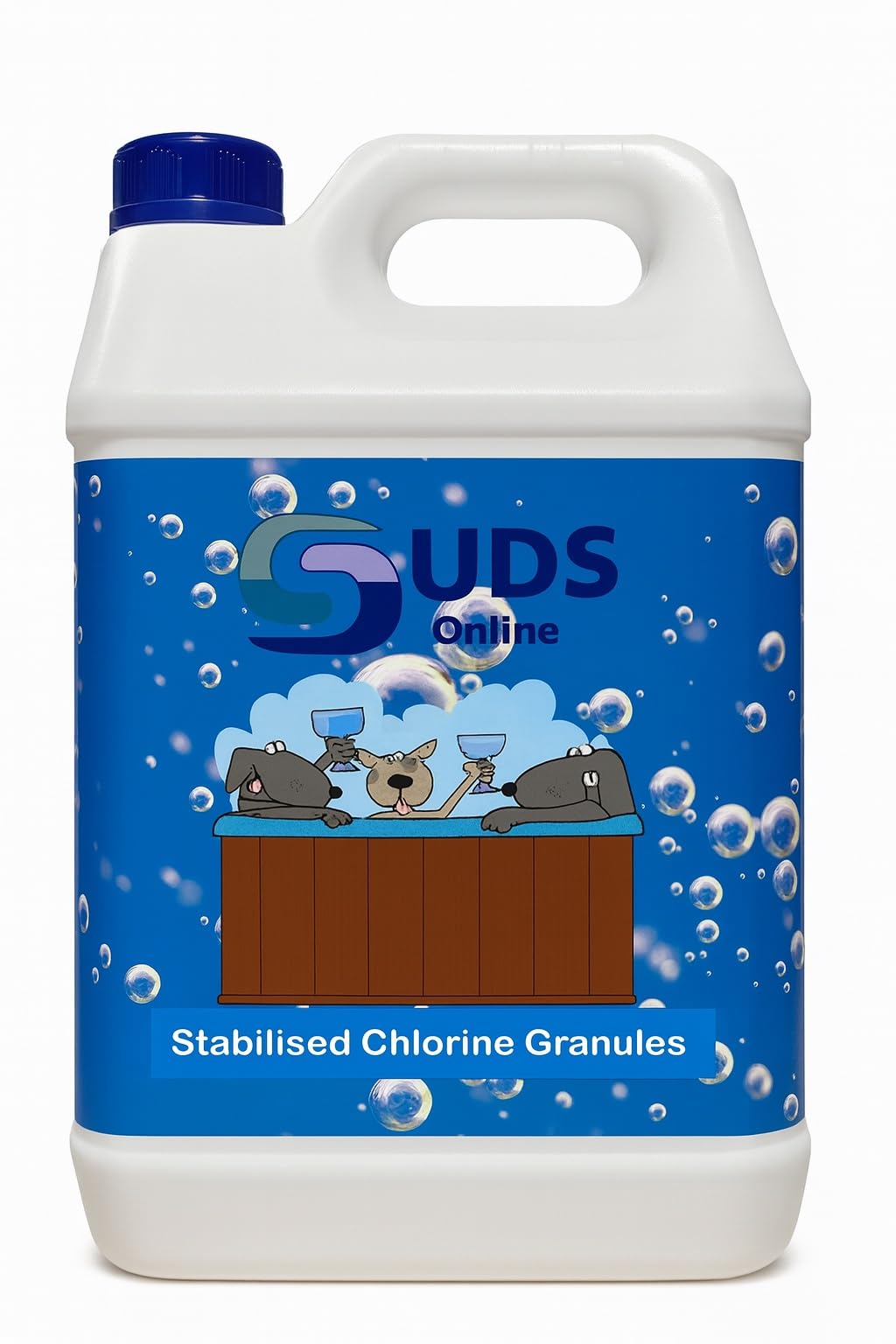 Stabilised Chlorine Granules 5KG – Long-Lasting Pool & Spa Sanitiser – Chlorine Treatment for Swimming Pools, Hot Tubs & Spas