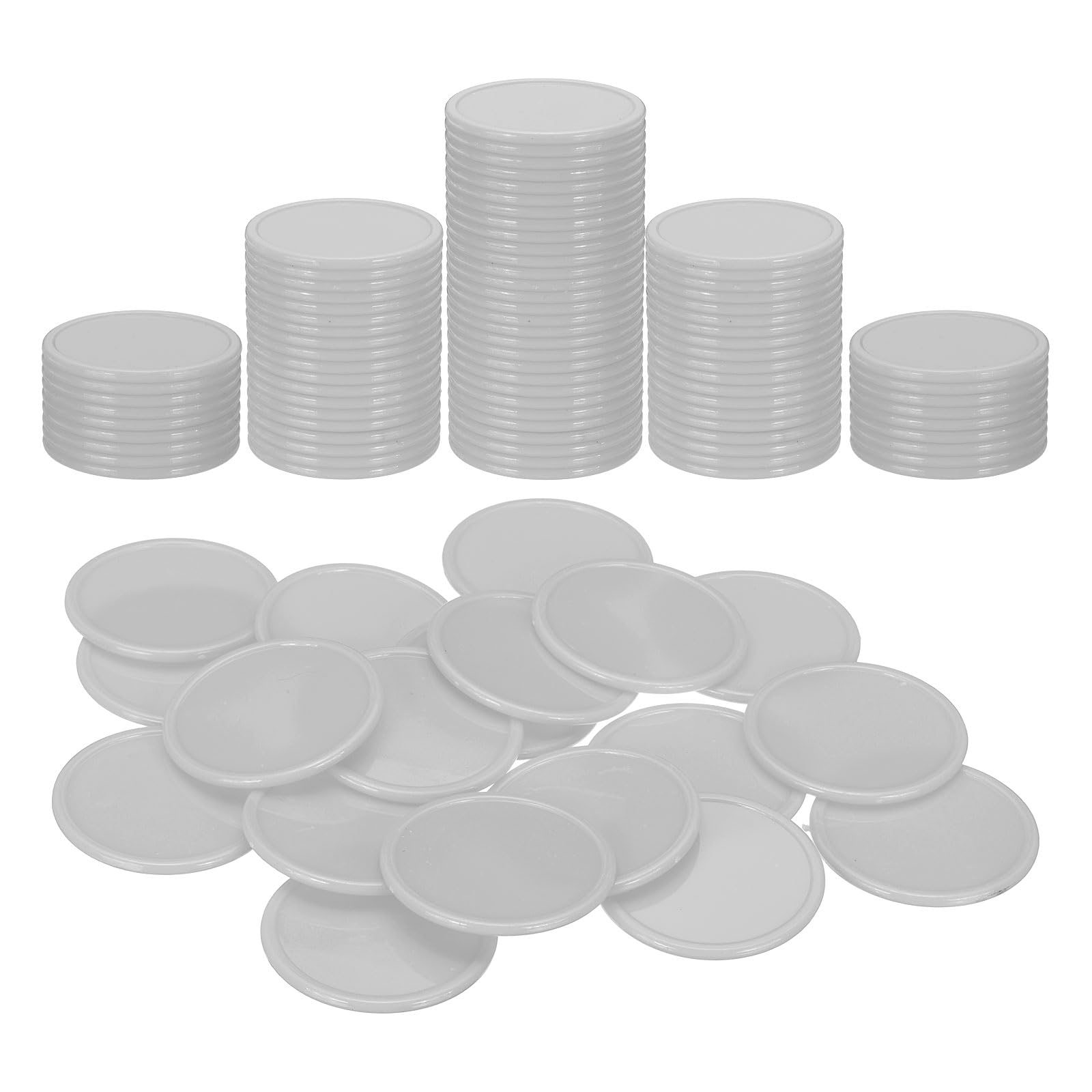 Muiltvoe Plastic Poker Chips, Learning Counters Counting Counters Disk Marker Opaque Game Token for Game Play Math Counting