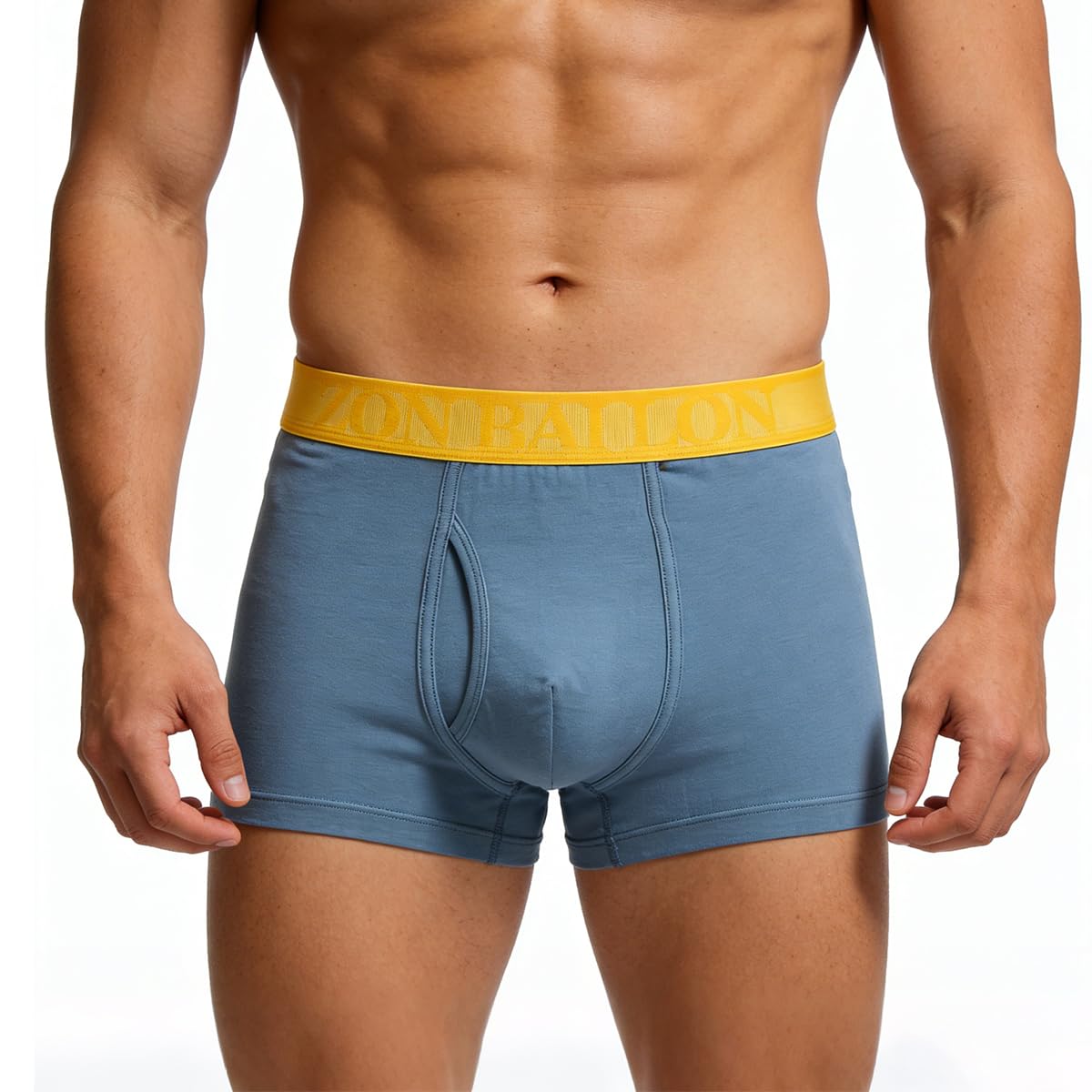 ZAIGELUO Herren Boxershorts Bambus Trunk Unterwäsche Atmungsaktive Weiche Retroshorts Männer Short Leg Unterhosen