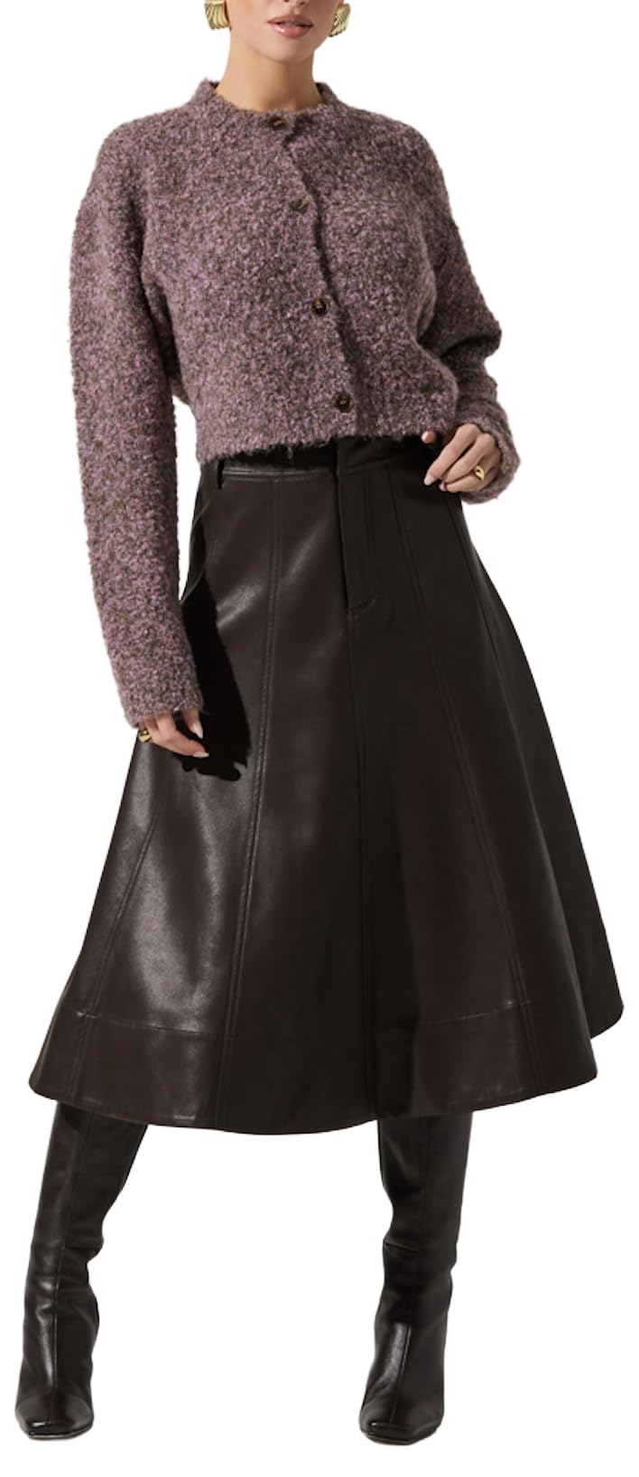 ASTR The Label Womens Zhuri Skirt