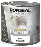 Ronseal OCDSW25L 2.5 Litre One Coat Damp Seal - White 2.5 L White