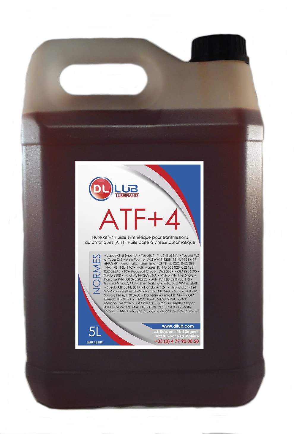 DLLUB - HUILE ATF+4-5 litres