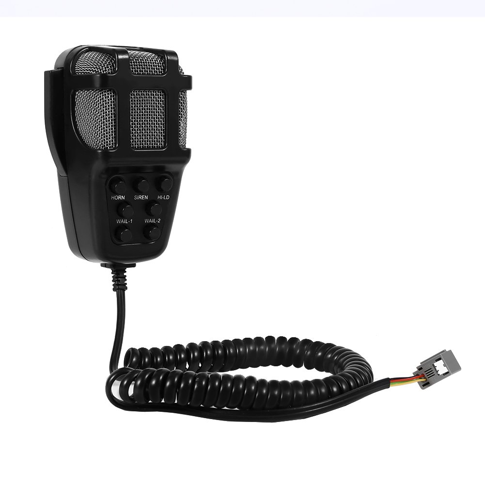 Loud Cuerno Sirena, 12 V 120 db tonos de 7 coche electrónico alarma de alerta con micrófono PA sistema de altavoces para coche barco camión
