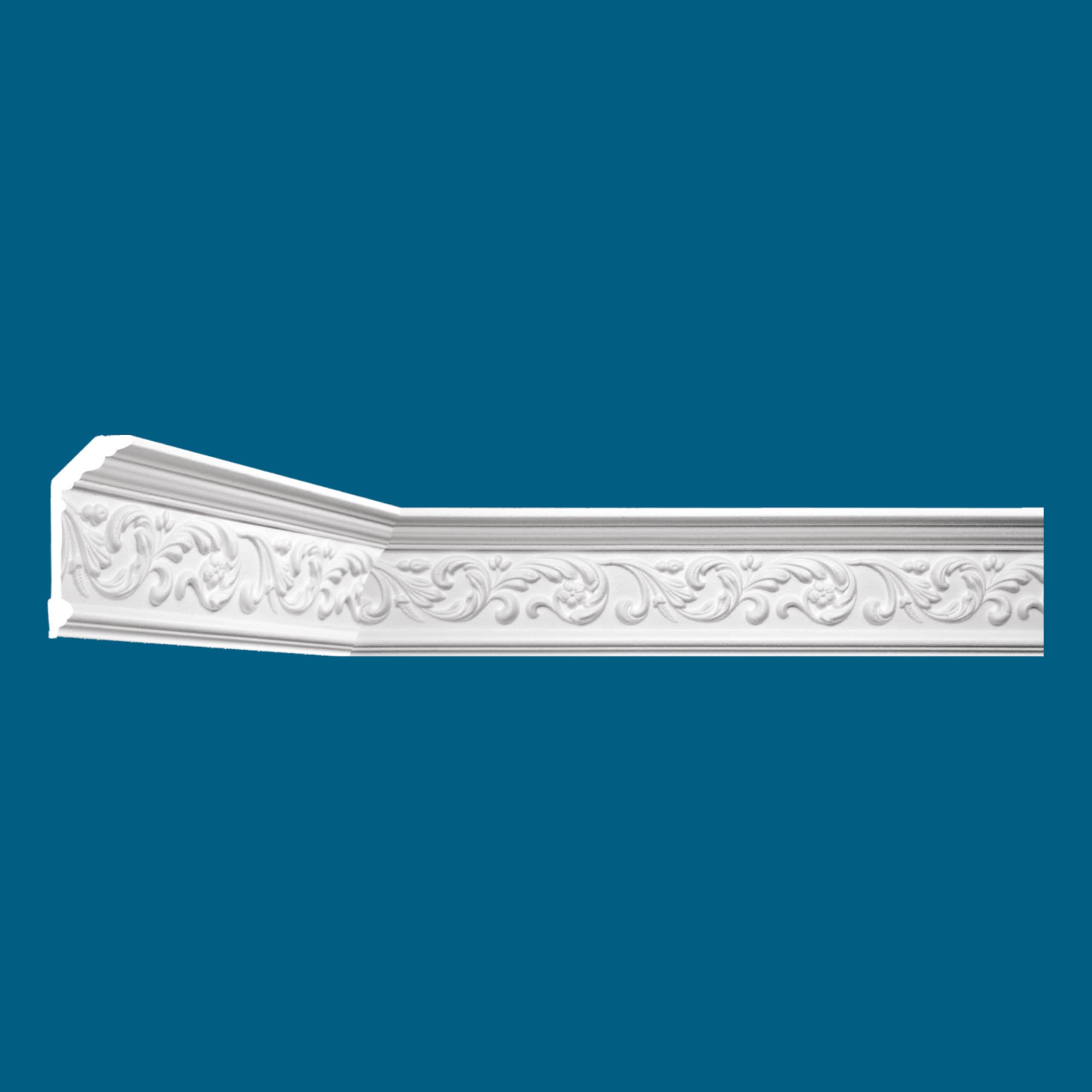 Victorian Style Polystyrene Coving Cornice, Lightweight Ceiling Moulding Trim, Easy DIY Install, Paintable, Moisture Resistant Decorative Coving for Ceiling (Victorian3, Sample 20cm) โ image 1