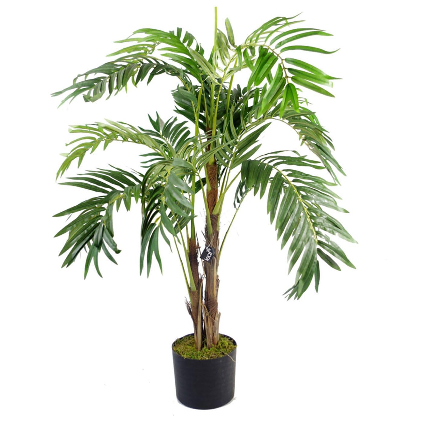 Leaf Green Natural Tropical Artificial Dracaena Palm Plant, 120Cm