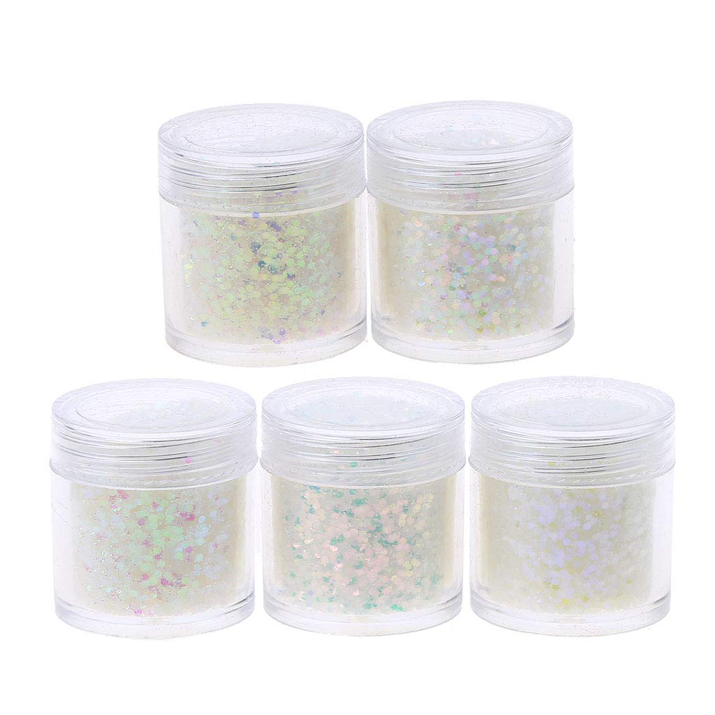 5 Colors 1mm Mixed for Resin Crystal Sequins Glitter Pigments Kit Colorants Resin Dye Jewelry Making Tools Glitter