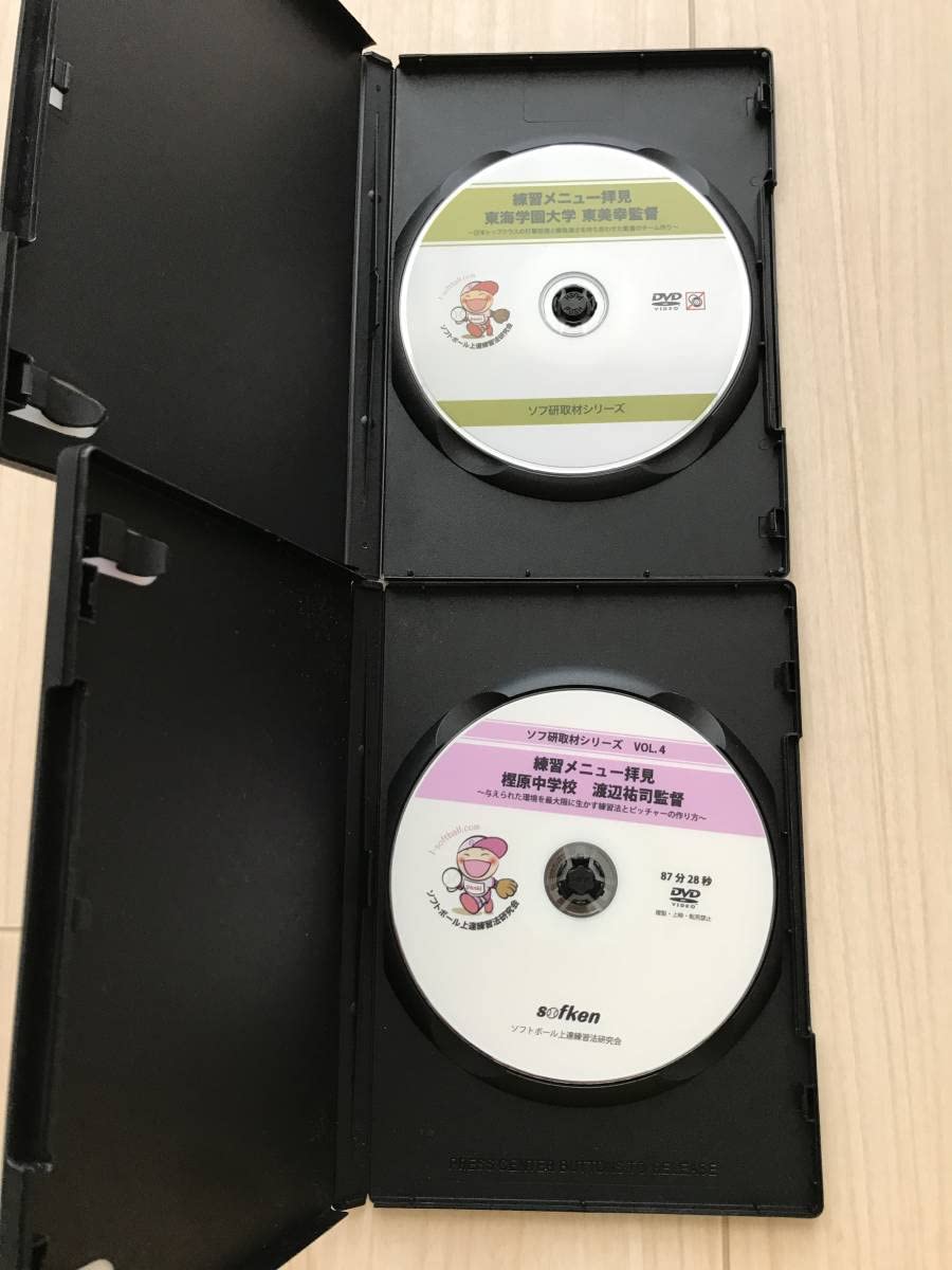 Amazon.co.jp: G08-09/DVD ソフトボール上達練習法研究会 6巻セット 
