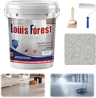 High-Gloss Marble Effect Epoxy Floor Coating, Waterproof, Non-Slip, Long-Lasting Louis Forest Epoxy Floor Paint, Marble-Like Finish, Suit for Multiple Surfaces