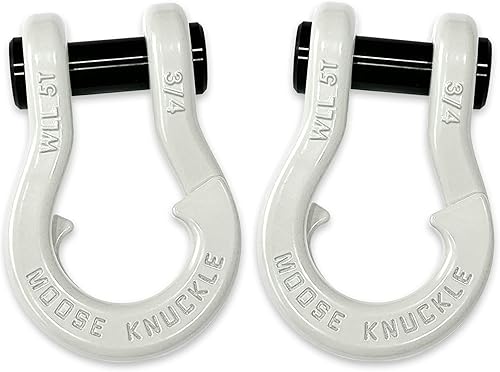 Miniatura 3 de Jowl Split Shackle Combo de color  10,000 libras WLL  Anillos en D resistentes para camiones de remolque todoterreno  Grillete de acero al carbono