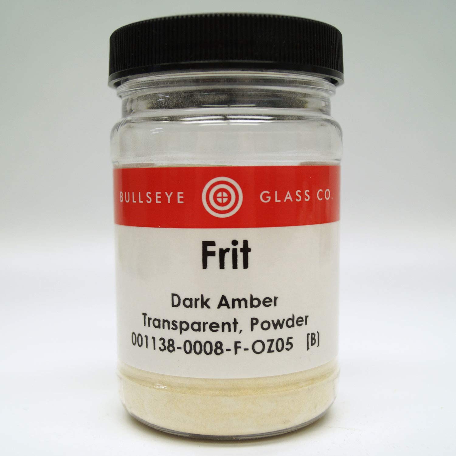 5 Oz Dark Amber Transparent Powder Frit - 90 Coe