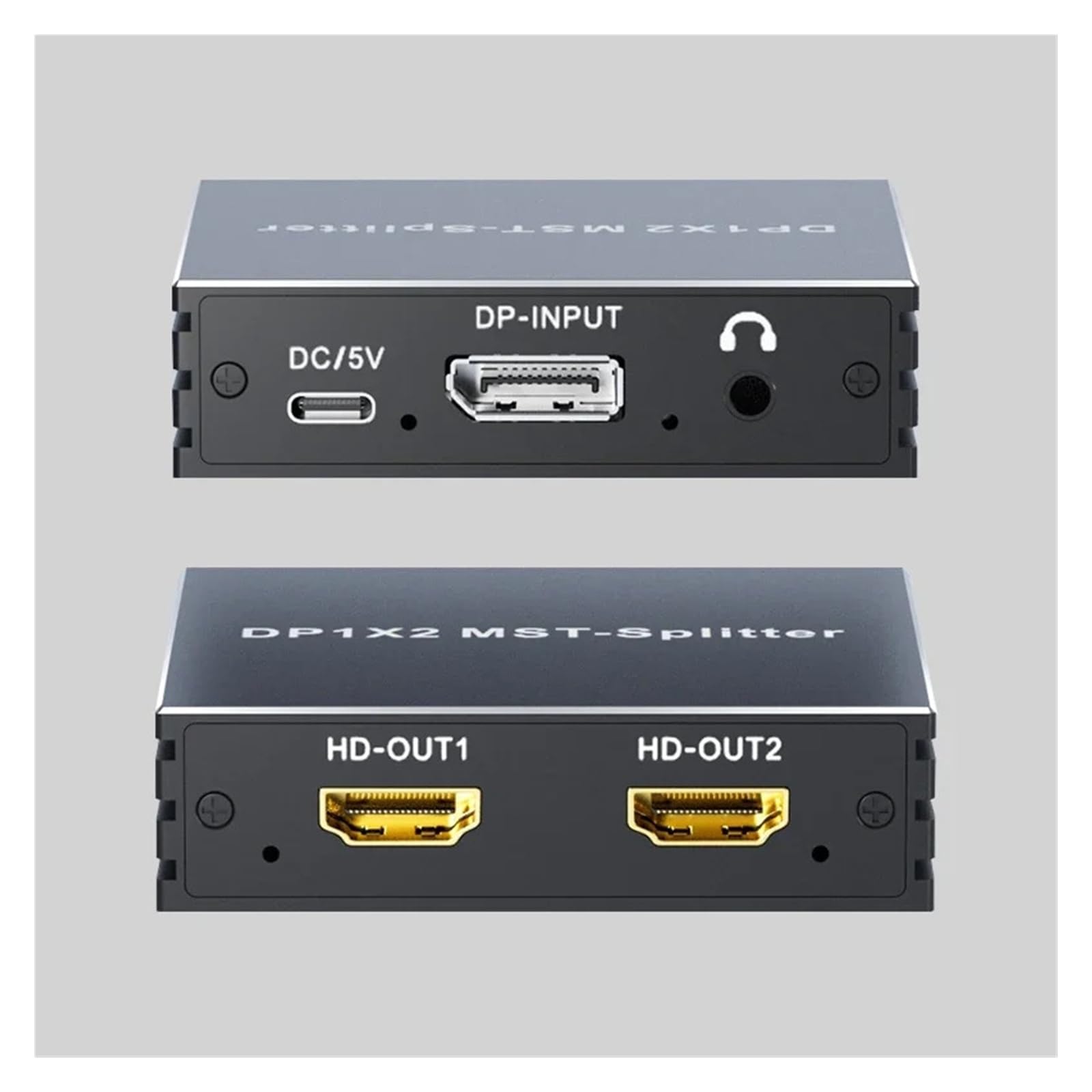Répartiteur Compatible 8K MST SST 1 entrée 2 Sorties DP .4 à 30 Hz 4K 120 vers convertisseur DisplayPort(DP to 2HD)