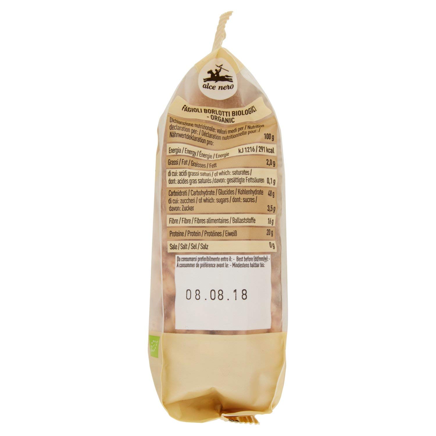 Fagioli borlotti Alce Nero