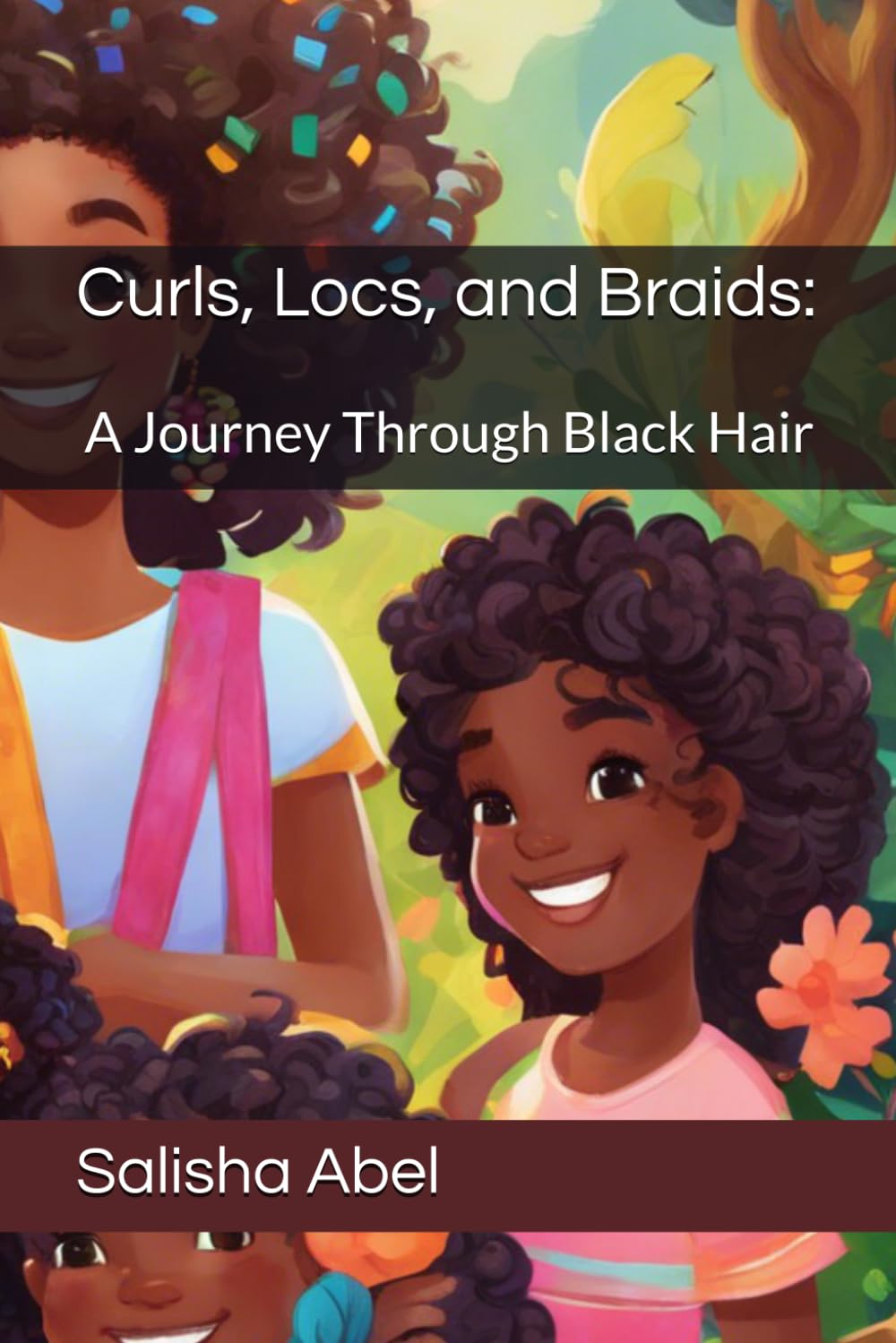 Curls, Locs, and Braids:: A Journey Through Black Hair      Paperback – Large Print, October 16, 2024