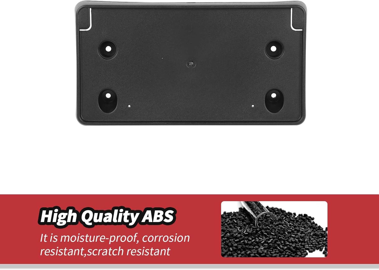 JeCar License Plate Frame Bracket Fit for 2022 2023 2024 2025 Jeep Compass Front License Plate Holder Mount