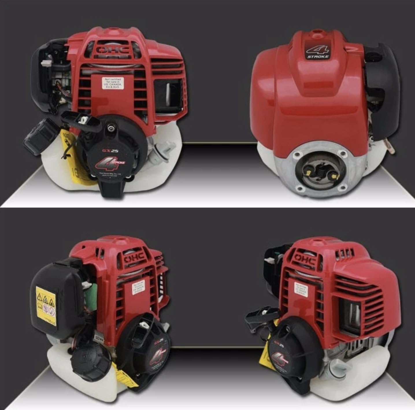 GX25 - Motor de 4 tiempos de 4 tiempos para desbrozadora de malas hierbas motor 25 cc 0,65 kW