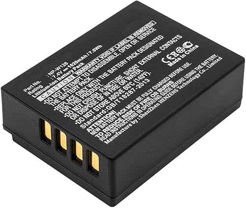 Synergy Digital Batería para cámara, compatible con cámara digital Fujifilm X-S10, (iones de litio, 7.4 V, 1020 mAh), ultra alta capacidad, repuesto