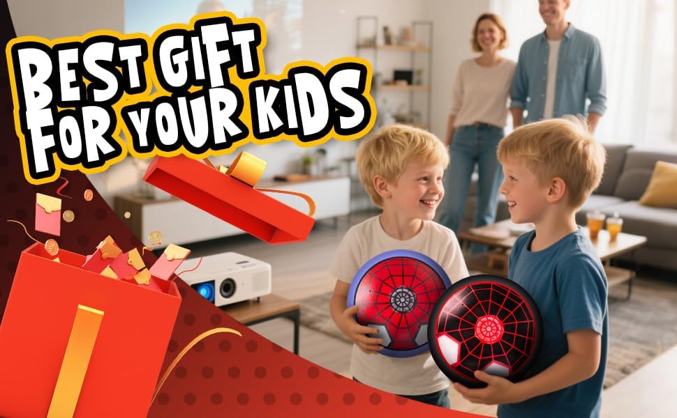 Hover Soccer Light-Up Ball, Set of 2 LED Soccer Ball Toys,Indoor Toy Games Gifts for Birthday, Kids, Boys for Age 6, 7, 8, 9, 10, 11, 12 Years Old for Boys Kids - Image 7