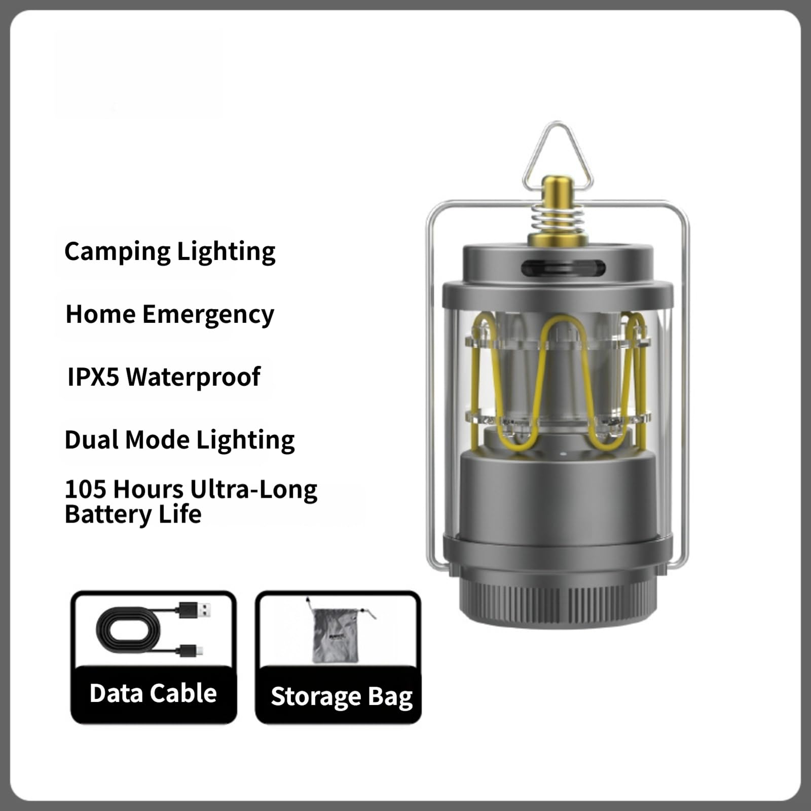 Lanterne de camping portable LED
