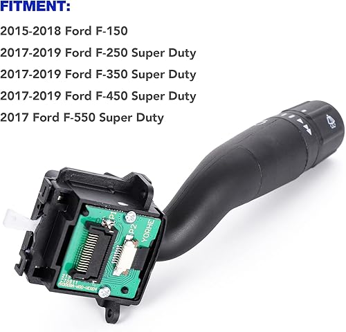 Miniatura 2 de Interruptor de Limpiaparabrisas Compatible con Ford F150 2015-2020, F250 F350 F450 F550 Super Duty 2017-2022, F650 F750 2021-2023, Interruptor