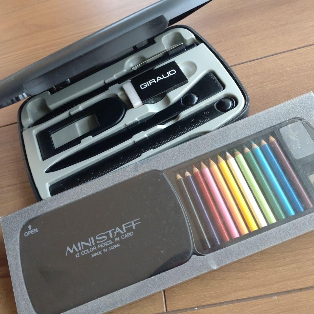 Amazon | レトロ80年代 当時物 コンパクト文房具セット&カード