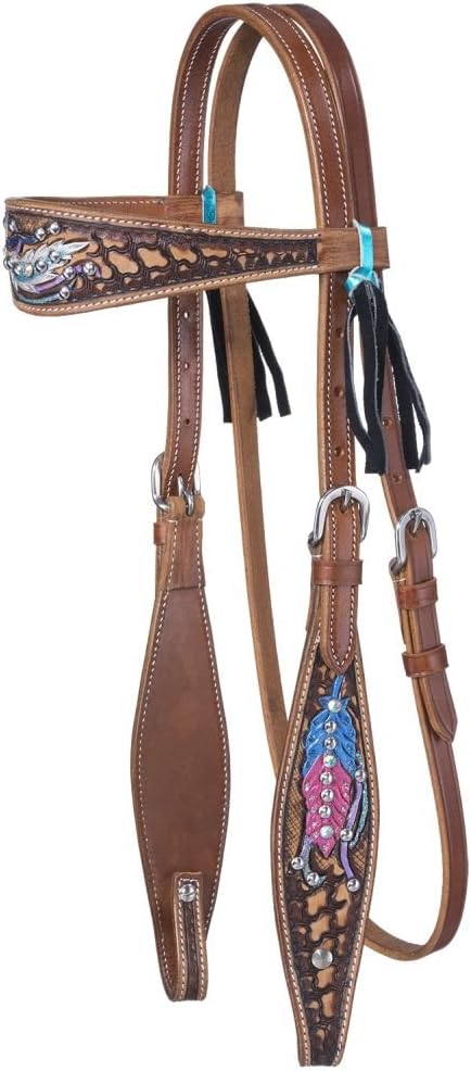 Silver Royal Delilah Browband Headstall