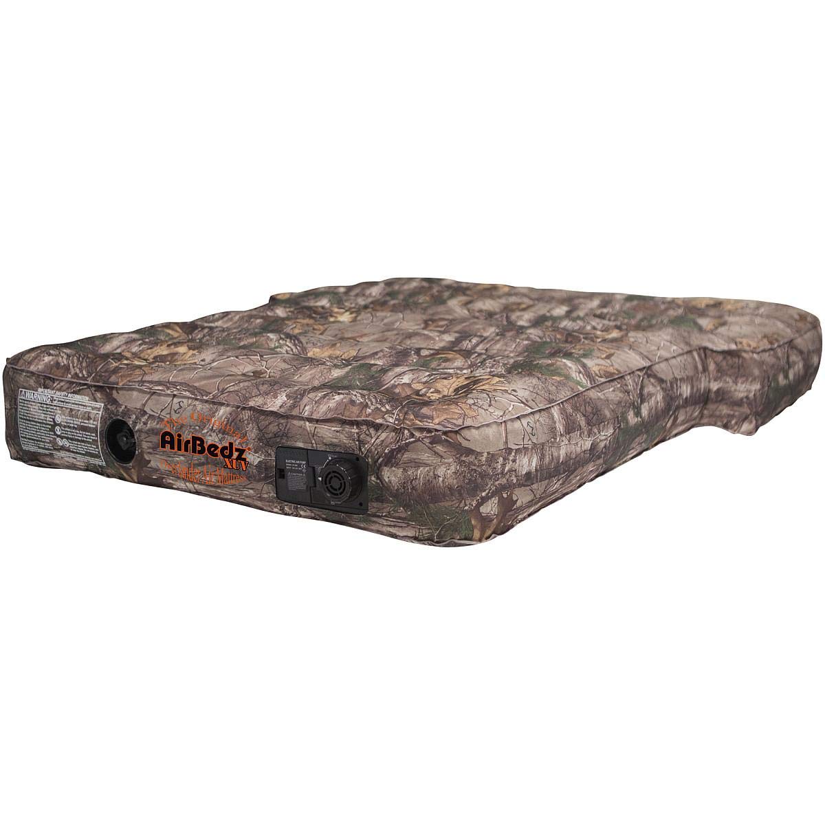 Pittman Outdoors AirBedz Rear Seat Air Mattress for SUV & Crossovers, Built-in Air Pump, Storage Bag, Patch Kit,Camo, 66" L x 52" W x 10" H, One Size, Camouflage
