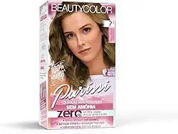 Coloração Kit BEAUTYCOLOR Puríssi Sem Amônia - 7.1 Louro Natural Acinzentado
