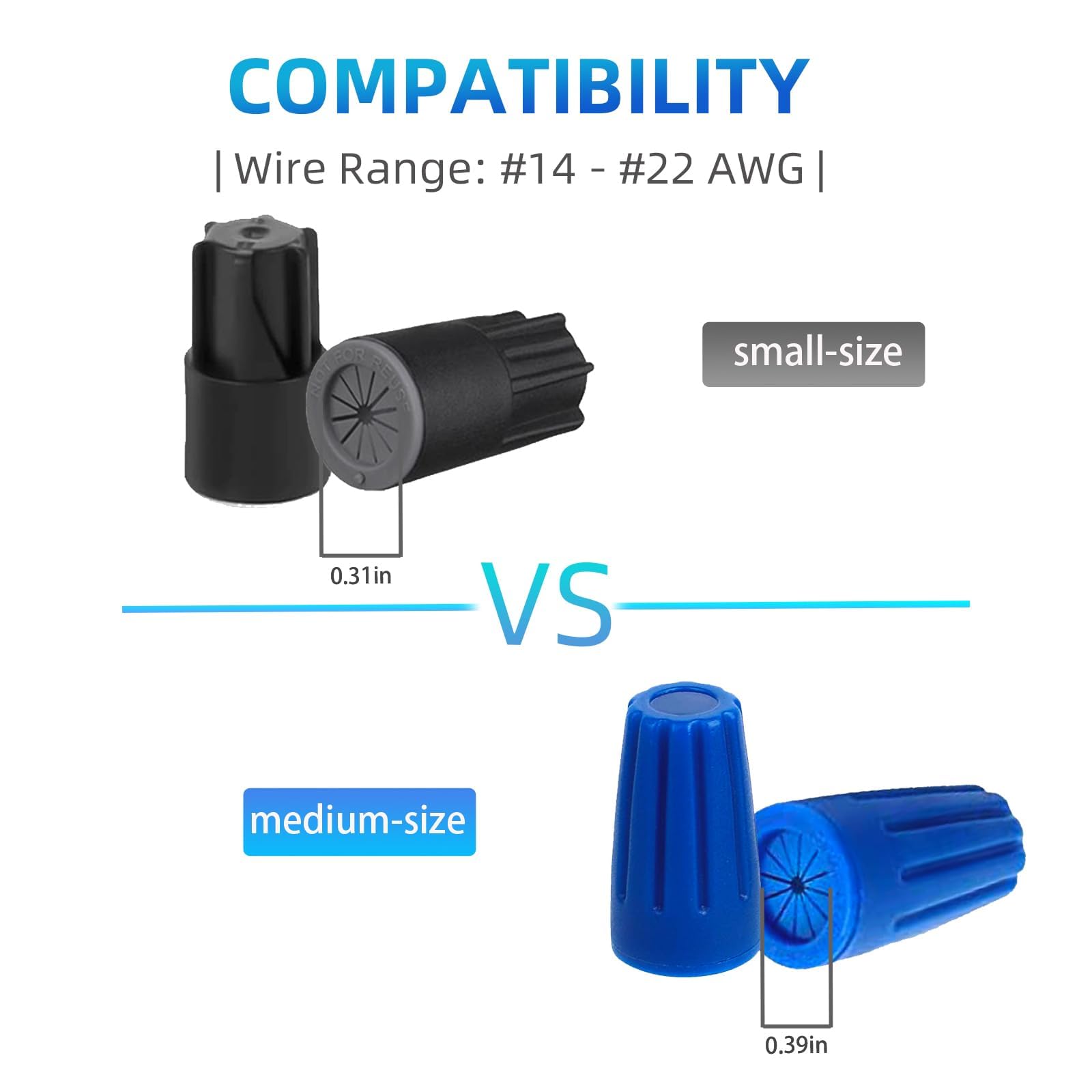 Gibbab Waterproof Outdoor Wire Electrical Connectors,Sealant Twist Nuts Caps Cable Terminal Connector Gel for Landscape Light Building Application - Image 4