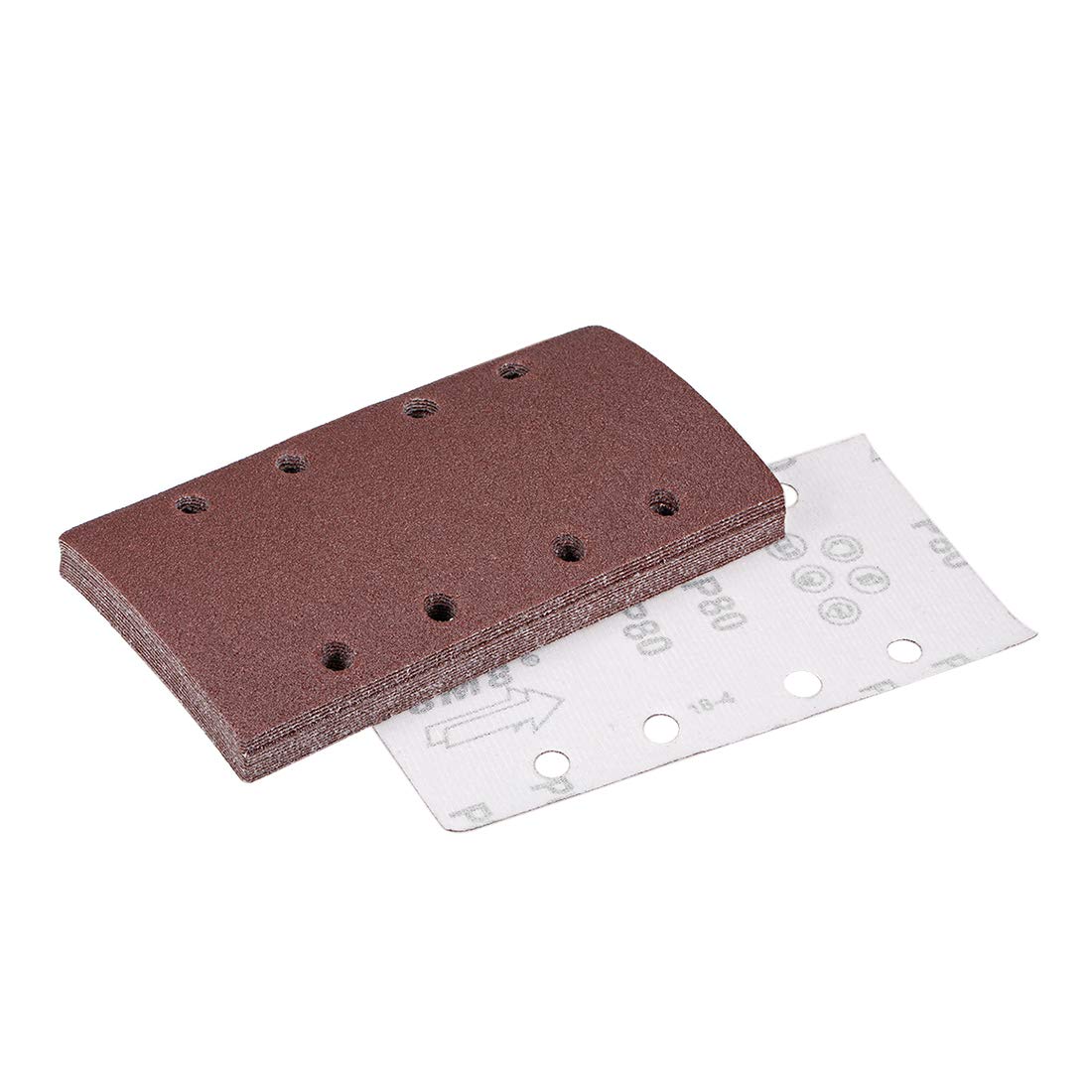 60 Grit Sanding Sheets - Hook & Loop Sandpaper Pads -4