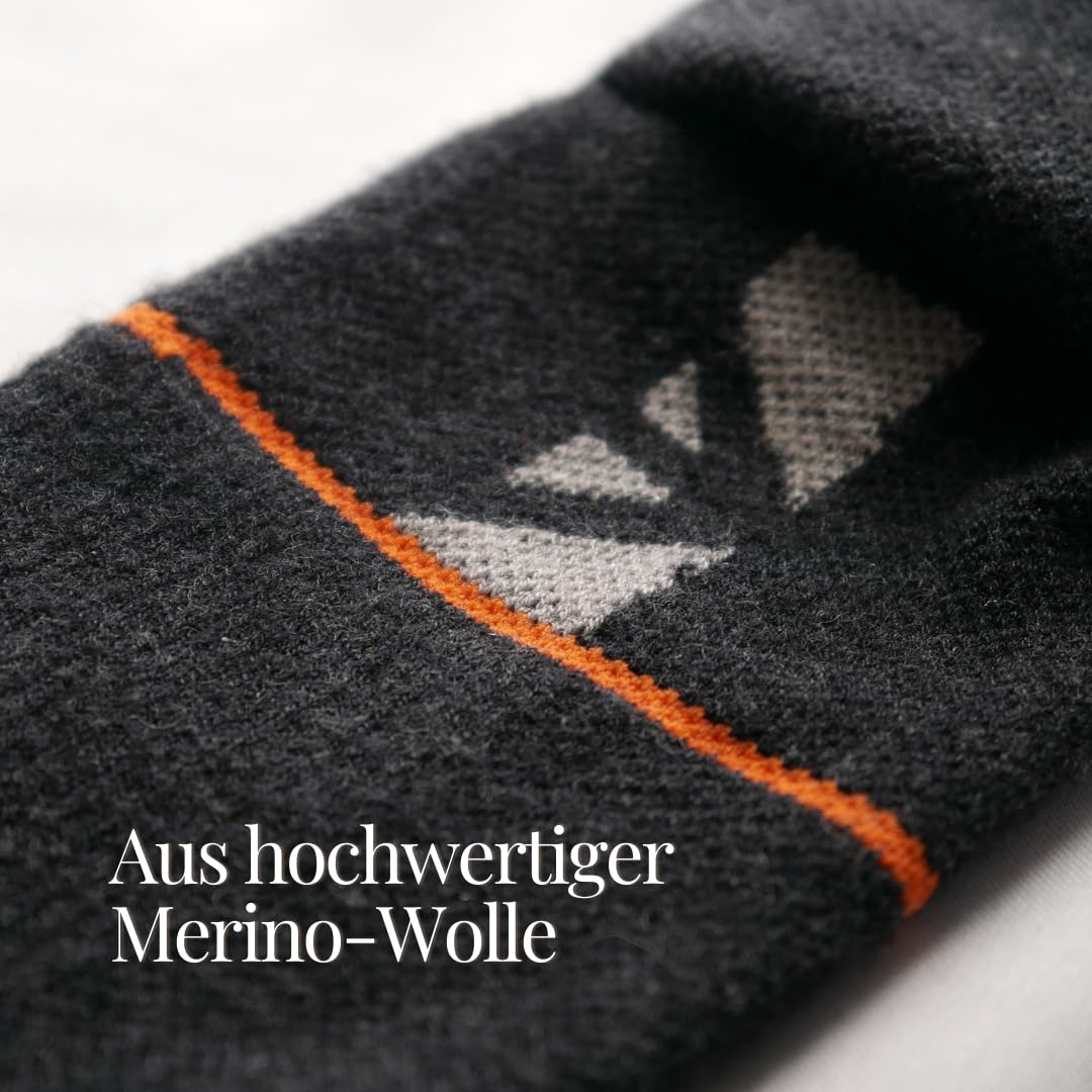 Vulpés HeatSock V1 - Intelligente Beheizbare Socken | Merinowolle | Smartphone Steuerung