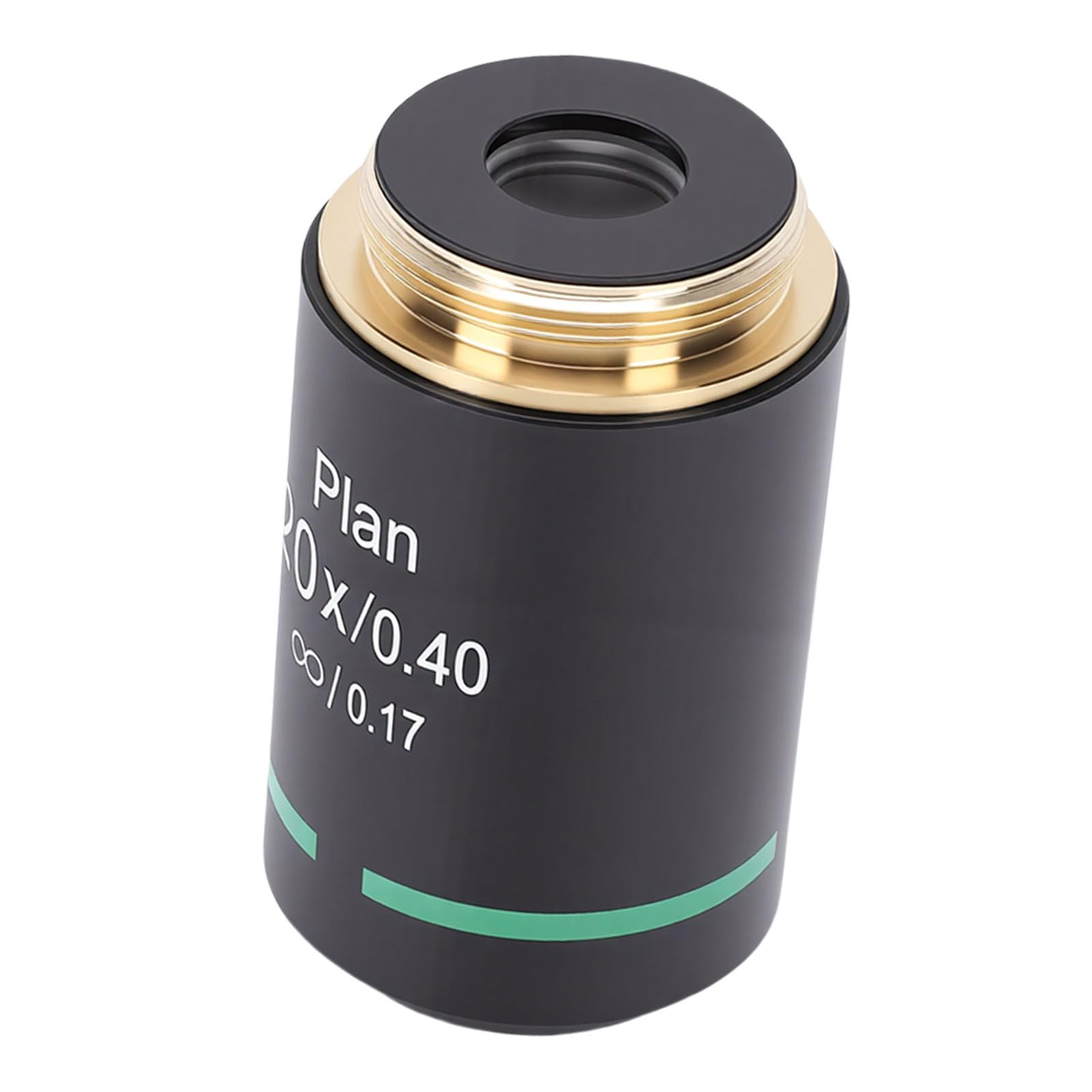 Cocoarm Obiettivo per Microscopio Piano Infinity, Lente per Microscopio Biologico RMS in Vetro Ottico, Filettatura da 20,2 Mm, Immagini Nitide, Visione Ampia, Ingrandimento Multiplo per Studenti di