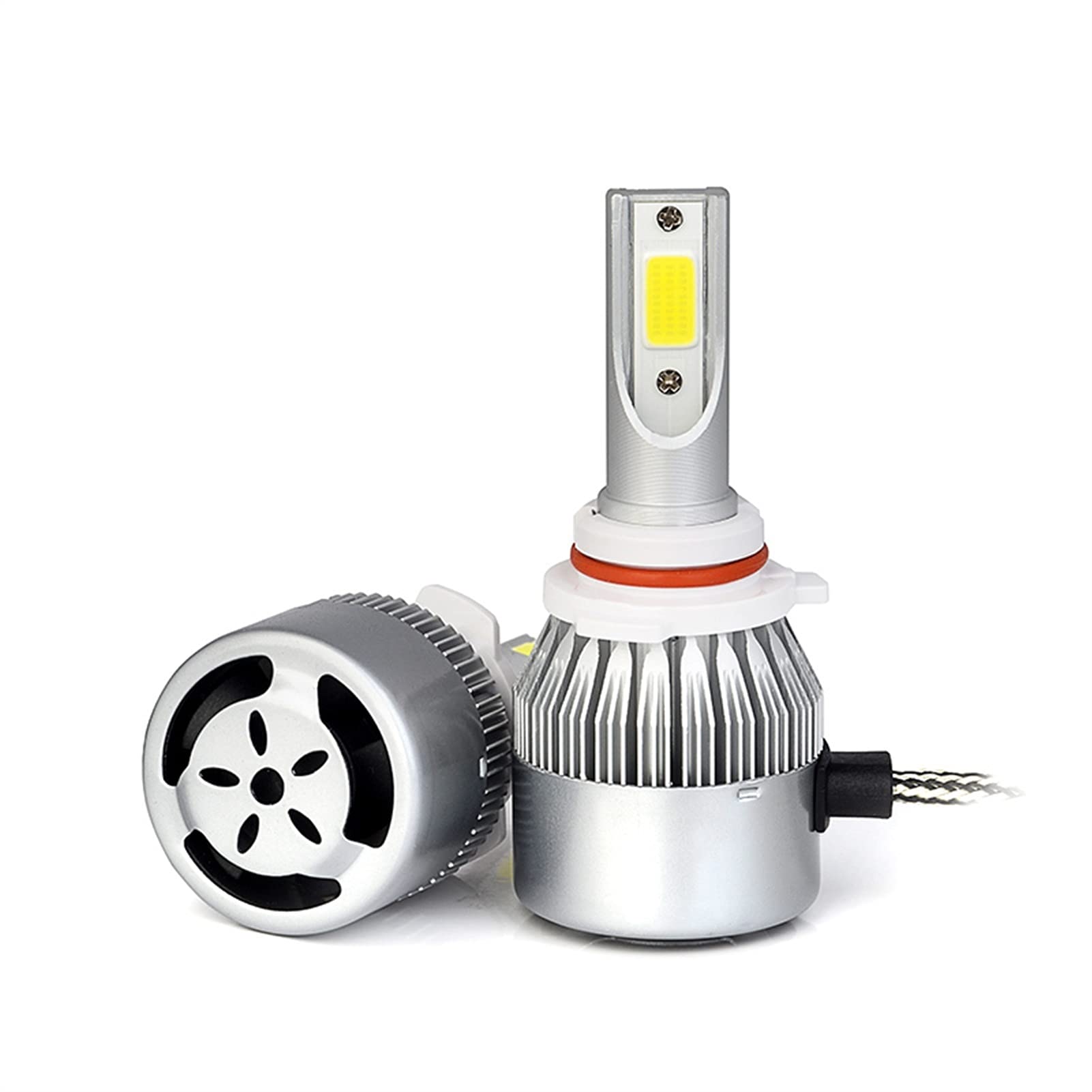 Faros 2 UNIDS COB LED HB4 HB3 9005 9006 Faro de Coche 4000LM H1 H4 H7 H8 /9/11 Vehículo Fog Lampada Light Bombillas Auto Accesorios (Socket Type : H11)