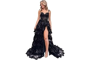 Tiered Lace Corset Ball Gown 2024